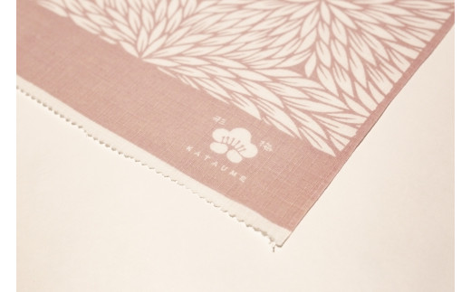 ふるさと納税 手染め形梅浴衣 反物 波しぶき