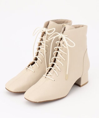 ブーツ 「美人百花2月号掲載」スクエアトゥブーティー レディース