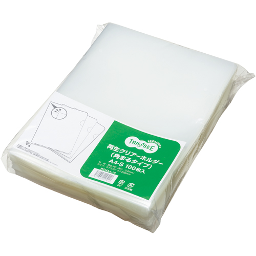 (業務用100セット) LIHITLAB クリアファイル/クリアホルダー 〔B4〕 5枚 F-78B-1 乳白