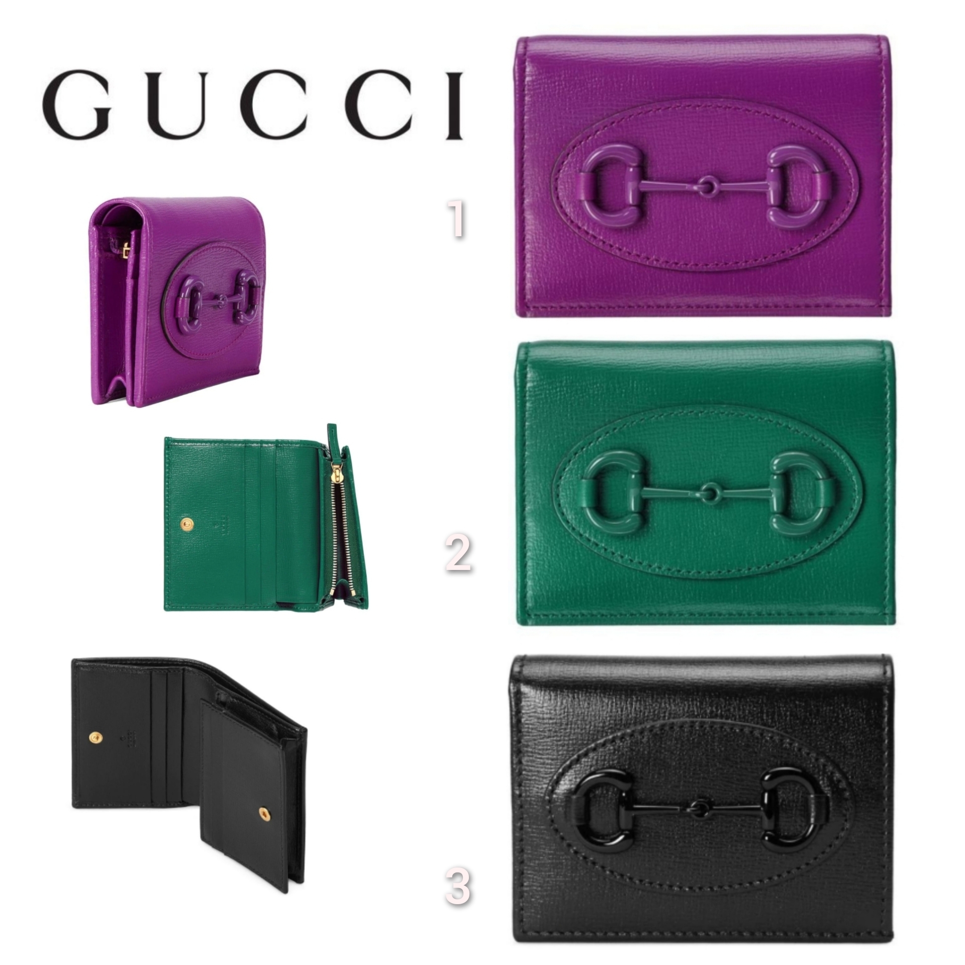 GUCCI◆2つ折り財布_ホースビット1955_GGスプリーム/--/総柄/レディース