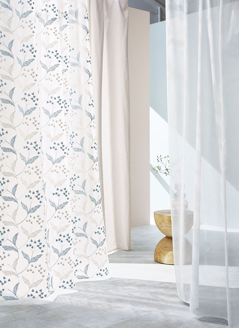 カーテン＆シェード サンゲツ AC Sheer ＆ Lace AC2566 SS仕様(スタンダード)約1.5倍ヒダ ヨコ使い 幅400x高さ260cmまで