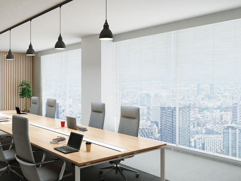 タチカワブラインド 業務用ブラインド モノタッチ高遮蔽25 ラダーコード ループ操作 グロスレス遮熱・酸化チタン＋遮熱