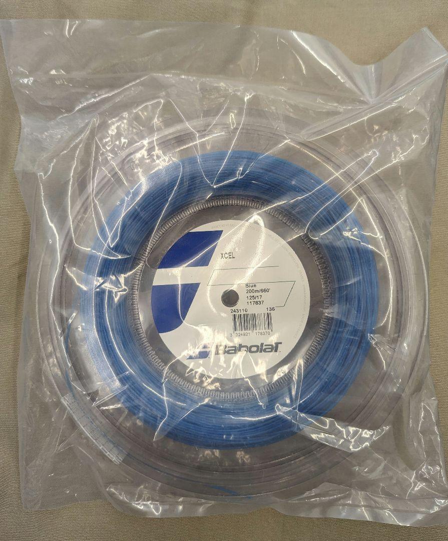バボラ BabolaT テニスガット ロール エクセル(Xcel) 130 ブルー 243110(130bl)