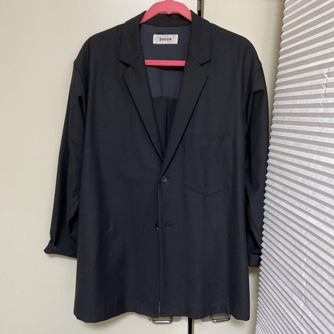 「ZUCCa」 テーラードジャケット S size ブラック レディース