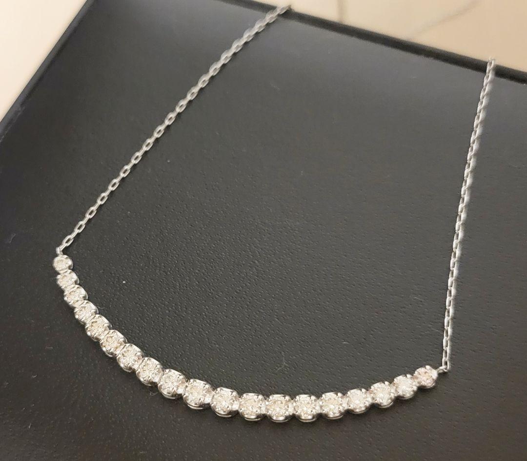 ダイヤモンド ネックレス レディース プラチナ 900 ペンダント フラワー 花 ミル ブラック 誕生日 プレゼント セール 2024 夏