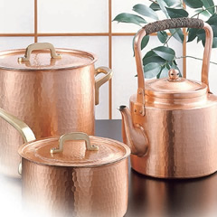 SHINKO 新光金属 銅 まごころ深型鍋 21cm MD-0104