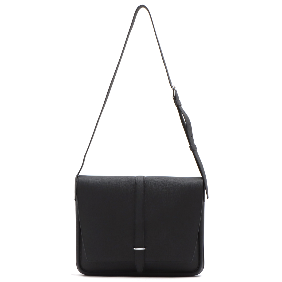 エルメス スティーブ ライト ジュニア トゴ ブルーニュイ シルバー金具 Y:2020年