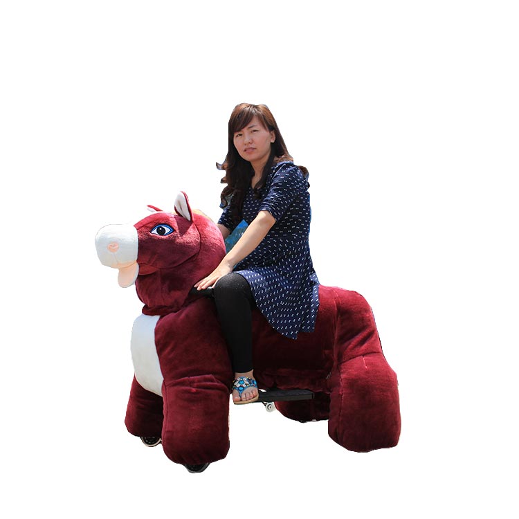 乗り物おもちゃ Mechanical Ride on Gold Unicorn Simulated Horse Riding on Toy Ride-on Pony Cycle :More Comfortable Riding with Gallop Motion for Kids