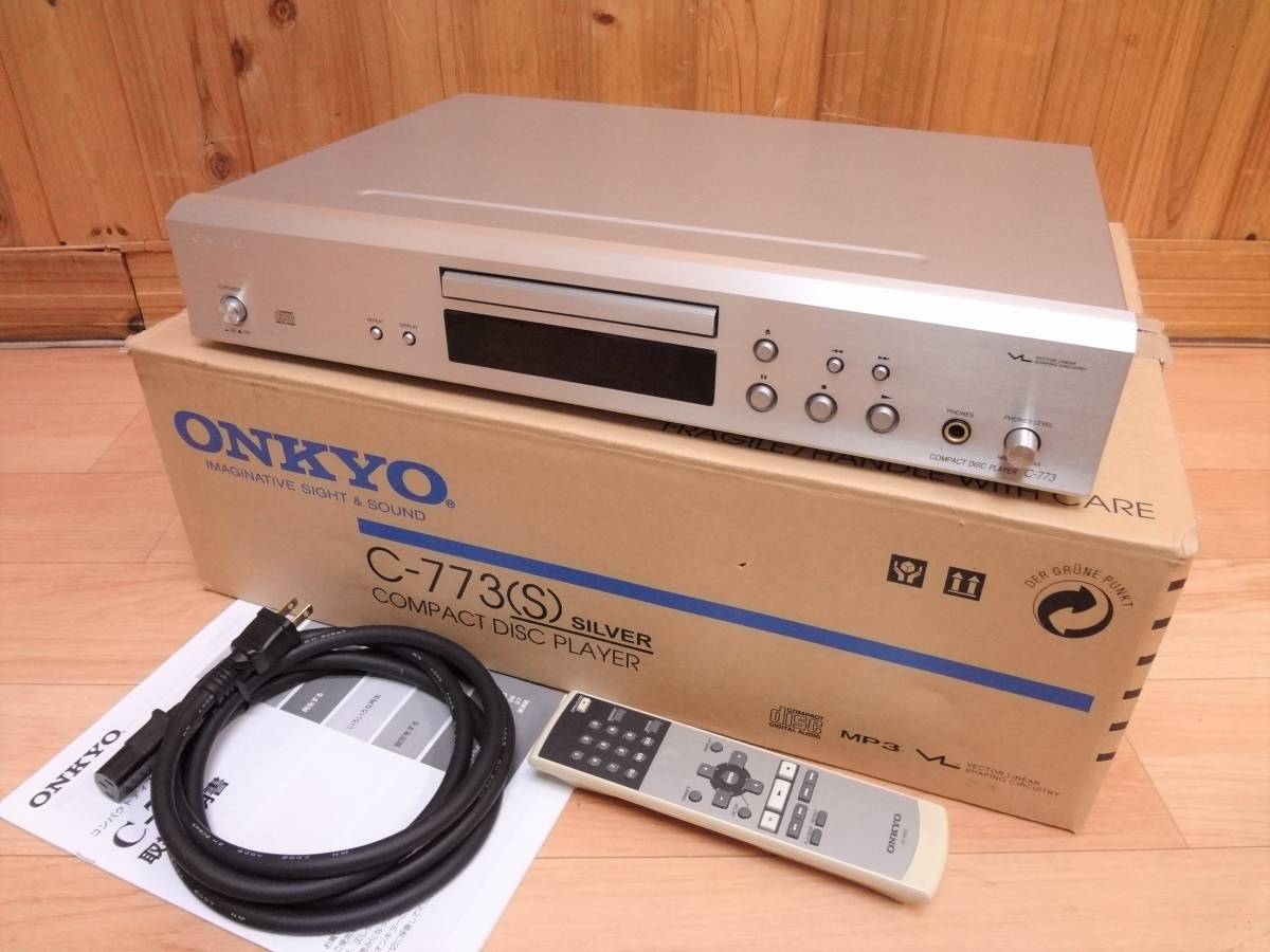 ONKYO CDプレーヤー C-773(S) シルバー