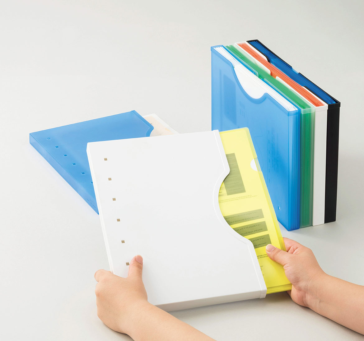 ライオン事務器 ストックケース B4用内寸W435×D330×H300mm SC-1 1セット（10個）