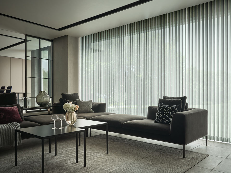 縦型ブラインド ニチベイ アルペジオ 標準 シングル ループコード ミニマル 100mm ベーネ A8935〜A8939 幅280×高さ160cm迄