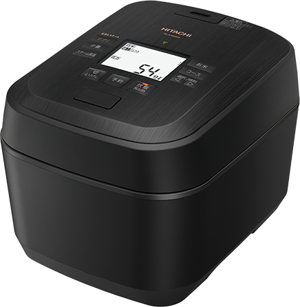 日立 炊飯器 5.5合 圧力&スチームIH ふっくら御膳 本体日本製 打込鉄釜 蒸気カット RZ-AV100M R メタリックレッド