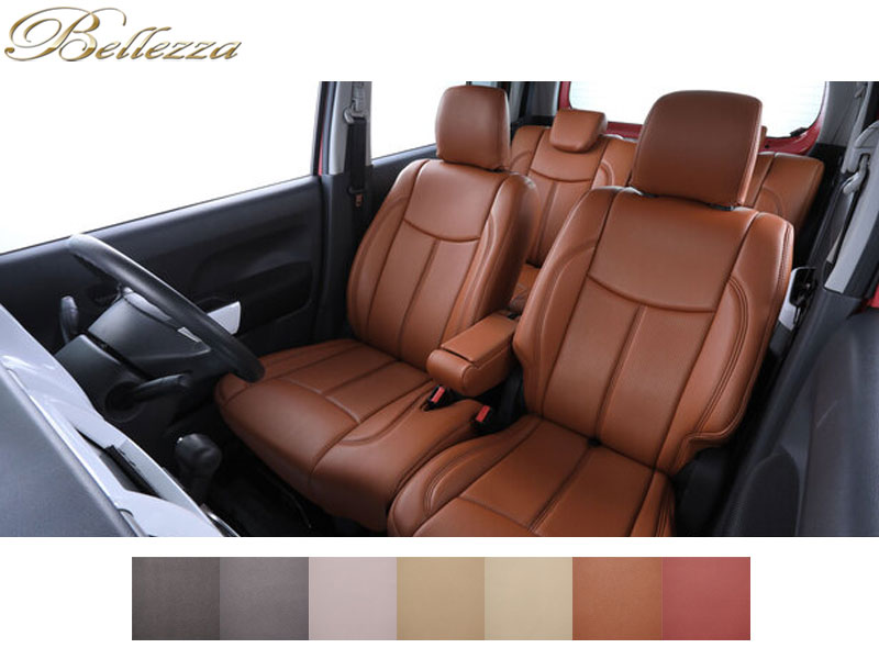 アルファード 20系 7人乗り エグゼクティブ シートカバー ポイント ブラック/赤ステッチ