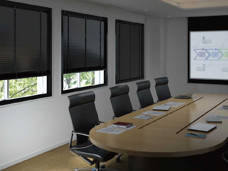 タチカワブラインド 業務用ブラインド モノタッチ高遮蔽25 ラダーコード ループ操作 グロスレス遮熱・酸化チタン＋遮熱