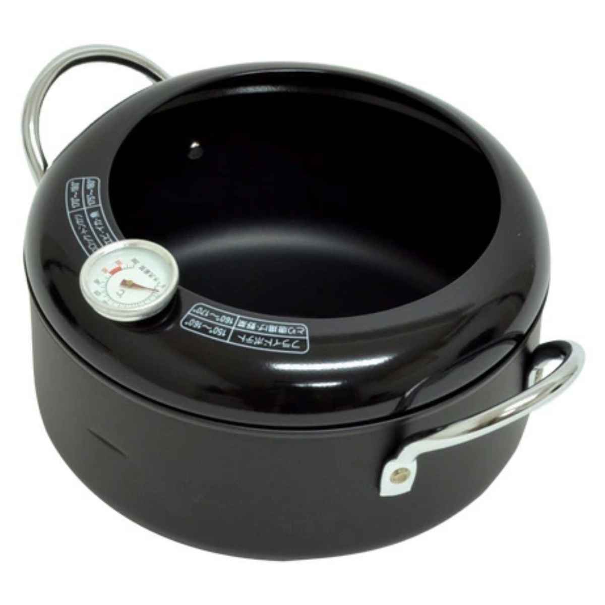 〔20個セット〕 両手 天ぷら鍋/揚げ物鍋 〔20cm〕 IH対応 網付き 鉄 New揚げづつみ 〔キッチン 台所 店舗 お店〕