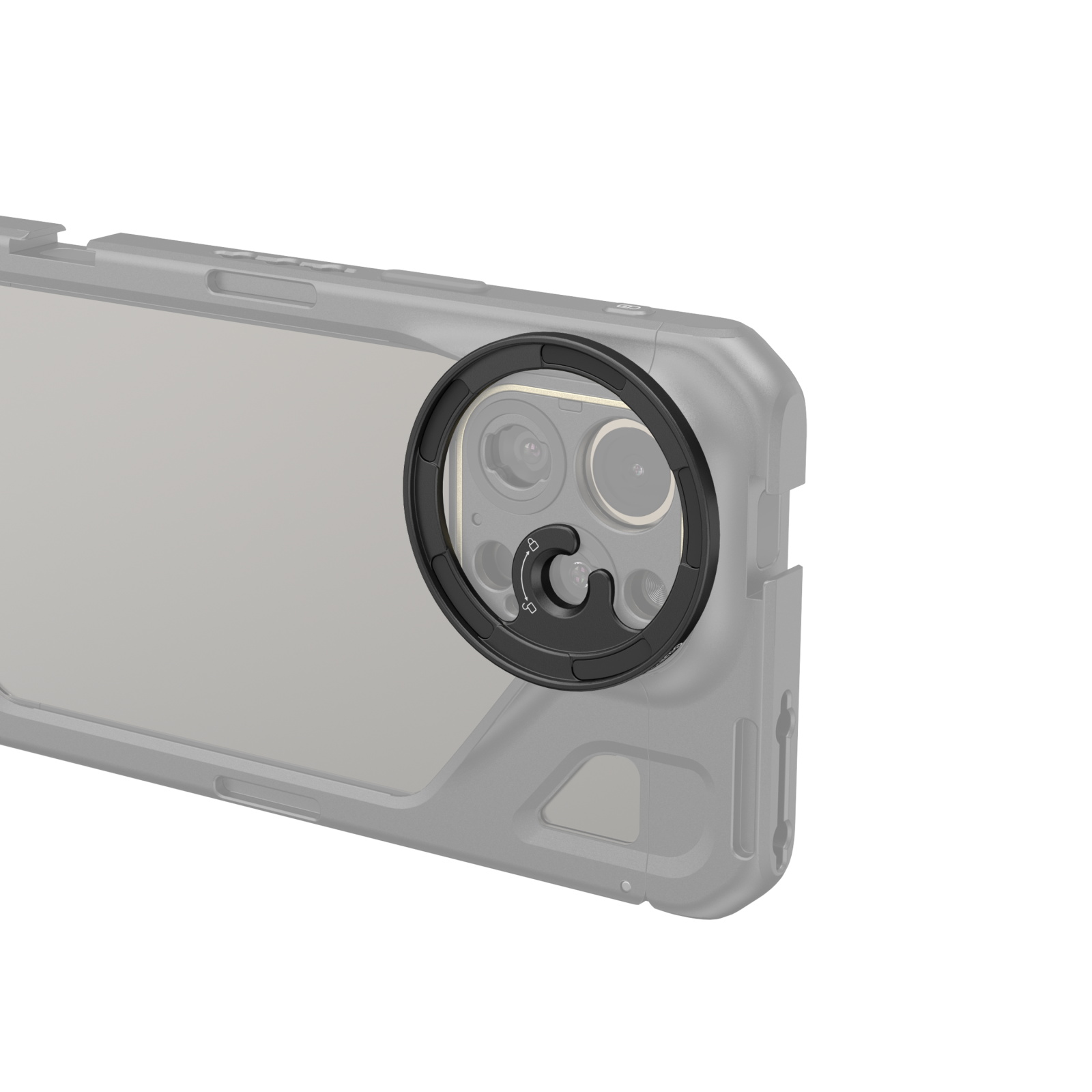 SmallRig 52mm ユニバーサル磁気フィルターアダプターリング クイックリリースマグネット アップグレードされた電話レンズフィルターリング iPhone Samsung Huaw