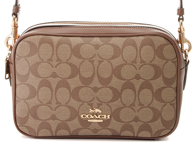▼▼ COACH コーチ シグネチャー ダブルジップ トラベル オーガナイザー レザー 67637 ブラック 目立った傷や汚れなし