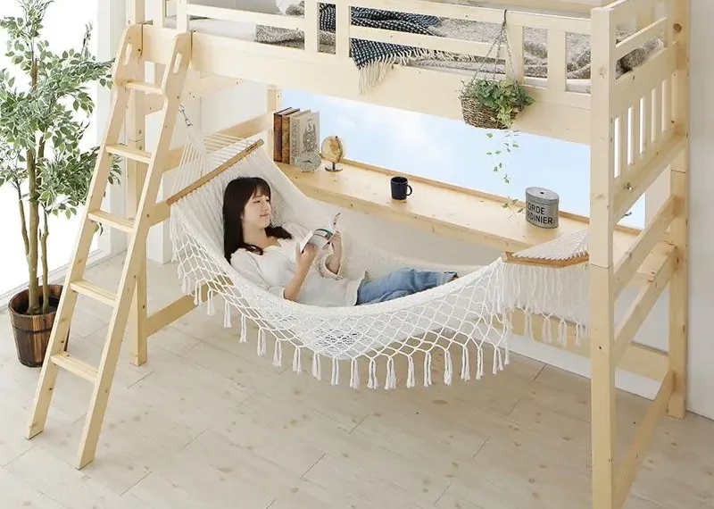 ロフトベッド ハイタイプ 机付き おしゃれ 階段 シングル 収納 子供 すのこ 木製 安い 頑丈 デスク コンパクト 床下140cm