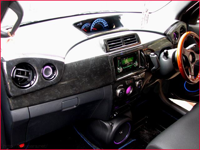 トヨタ bB QNC20系 3D インテリア パネル ゴールデン ブラック 金 黒木目 20P セット QNC20 QNC21 QNC25