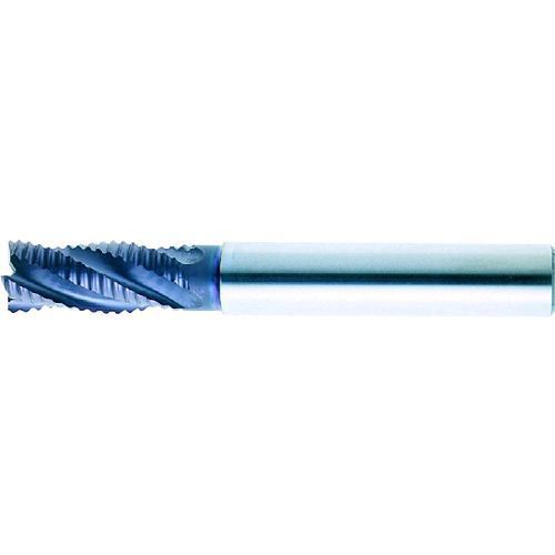 ■三菱K 6枚刃バイオレット ハイススクエアエンドミルロング刃長(L)40mm[店頭受取不可]