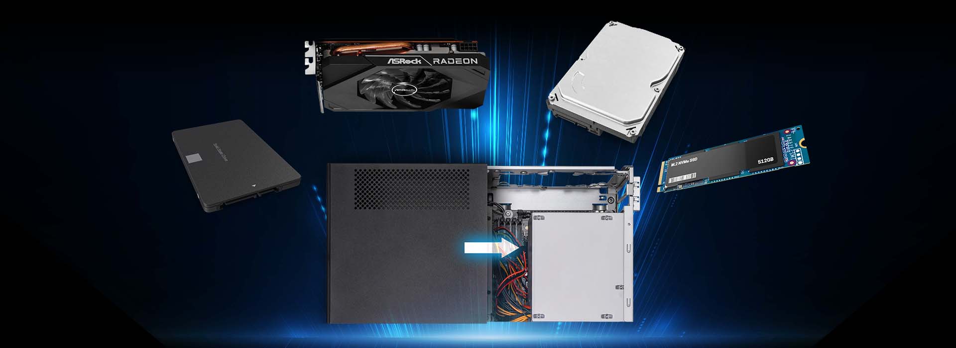 ASRock AMD X300搭載 ベアボーンPC AMD Ryzen 4000シリーズ正式対応 DeskMini X300/B/BB/BO