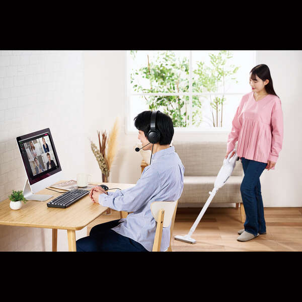 エレコム HS-HP105UNCBK ヘッドセット 有線 USB 接続 両耳オーバーヘッドホンタイプ ゲーミング ブラック HSHP105UNCBK