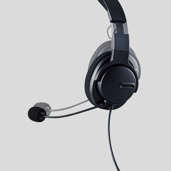 エレコム HS-HP105UNCBK ヘッドセット 有線 USB 接続 両耳オーバーヘッドホンタイプ ゲーミング ブラック HSHP105UNCBK