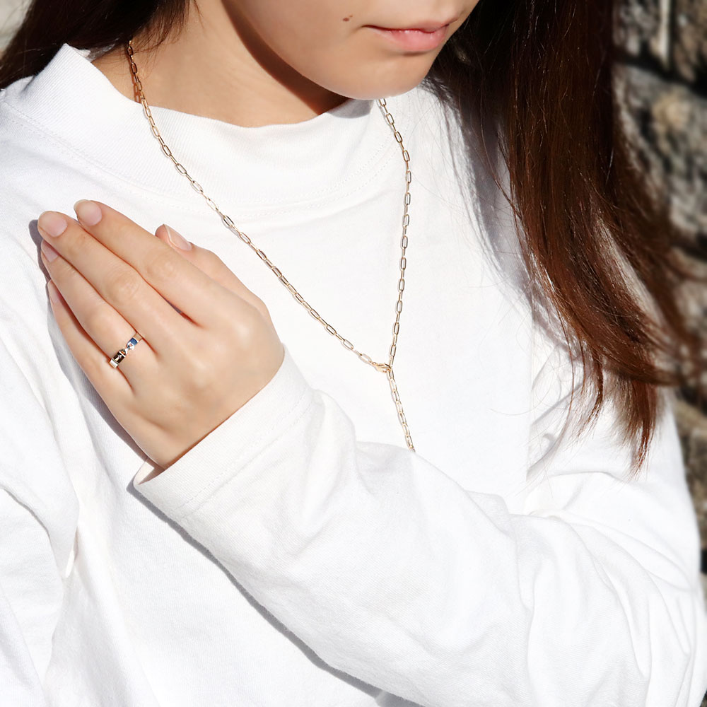 ペアリング コンビ クロス リング K18 SV925 指輪