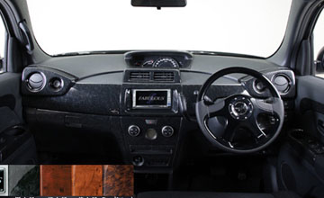 トヨタ bB QNC20系 3D インテリア パネル ゴールデン ブラック 金 黒木目 20P セット QNC20 QNC21 QNC25