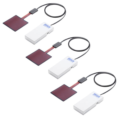 サンワサプライ 圧力センサー搭載BLEビーコン（3個セット） MM-BLEBC6