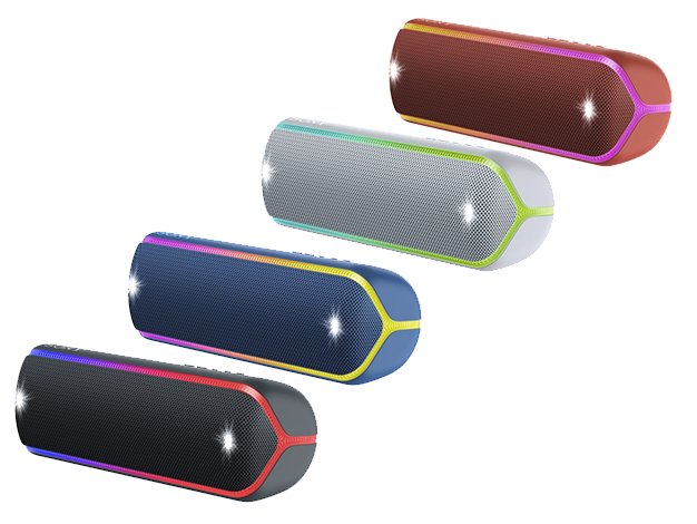 ソニー ワイヤレスポータブルスピーカー SRS-XB32 : 防水 / 防塵 / 防錆 / Bluetooth / 重低音モデル / マイク付き/ 最