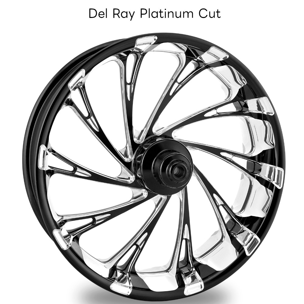 ホイール 2000-2007ハーレー・チョーメ23インチ前輪フローティングローター「毒」 2000-2007 Harley Chorme 23 inch Front Wheel Floating Rotors \