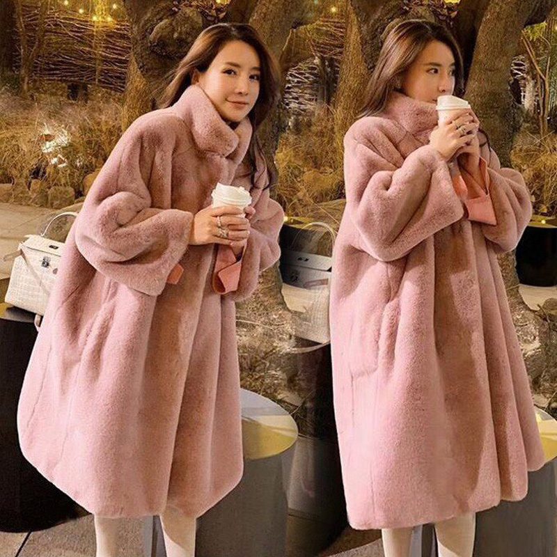 毛皮コート コート レディース エコファーコート 高級感 えレゲント 体型カバー 通勤 ボアコート 暖かい もこもこ 冬物 ロング丈 防寒