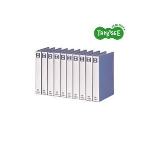 （まとめ）両開きパイプ式ファイルV A4-S 30mmとじ シルバー 30冊 代引不可