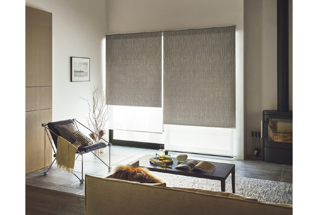 ロールスクリーン タチカワ ブラインド ラルク 遮光モヘアガイドレール エッジ RS-8513〜8514 幅2000×高さ2000mmまで