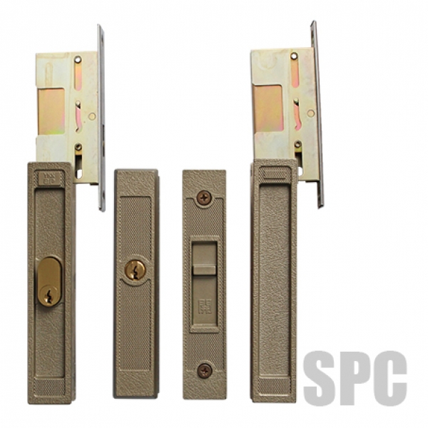 三協アルミ 玄関引き戸 部品 引き違い錠 部品番号 PKH5112 BK ホットブラウン色 1セット