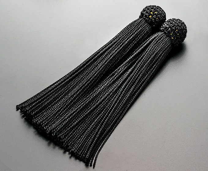 （数珠修理）法華装束仕立正絹 6匁（約12cm）房使用