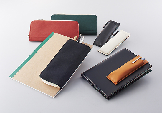 （まとめ） キングジム はさめるペンケース ペンサムスリムタイプ 白 2001シロ 1個 〔×5セット〕