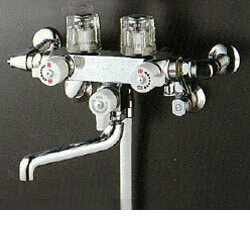 KVK ソーラー２ハンドルシャワー併用型 浴室用水栓★受注生産のため納期かかります