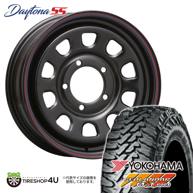 MLJ デイトナSS 5.5J-16インチ (20) 5H/PCD139.7 ホイール１本 ブラック DAYTONA SS