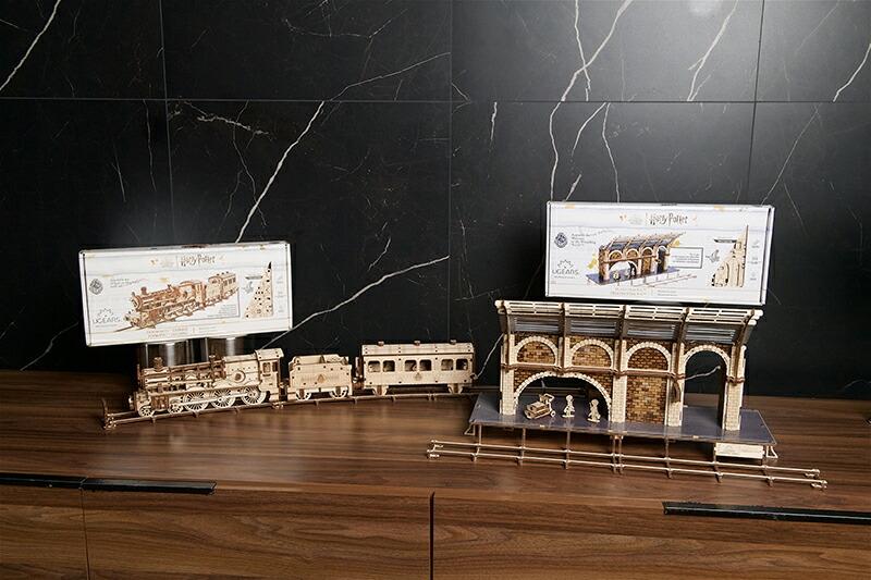 Ugears ユーギアーズ 木製組立立体パズル プラットホーム ウッドパズル 3D 工作キット