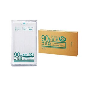 (まとめ) クラフトマン 業務用透明 メタロセン配合厚手ゴミ袋 20L BOXタイプ HK-82 1箱(50枚) 〔×30セット〕