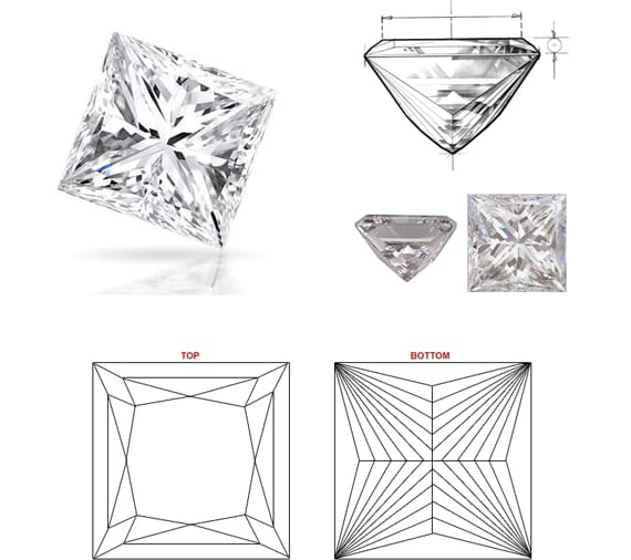 エメラルドリング 1カラットサイズ プリンセスカット K18イエローゴールド フクリン 5月誕生石 プレゼント クレサンベール 京セラ