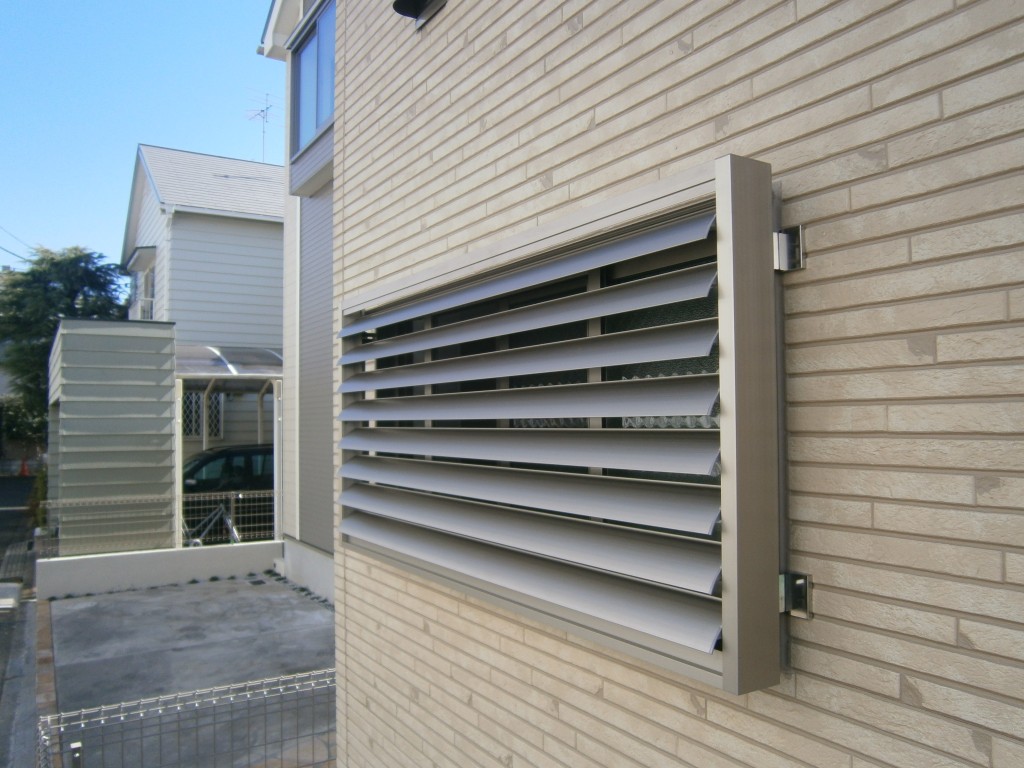 送料無料　アルミ面格子　枠付よこ型/横面格子