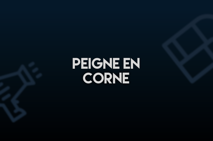 Peigne en Corne