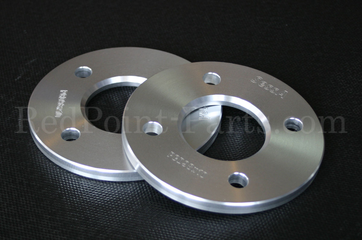 スペーサー ペアスペーサーホイール16mm-4x100-フィアットグランデプントアバルト-ボルト付き Pair Spacers Wheel 16mm