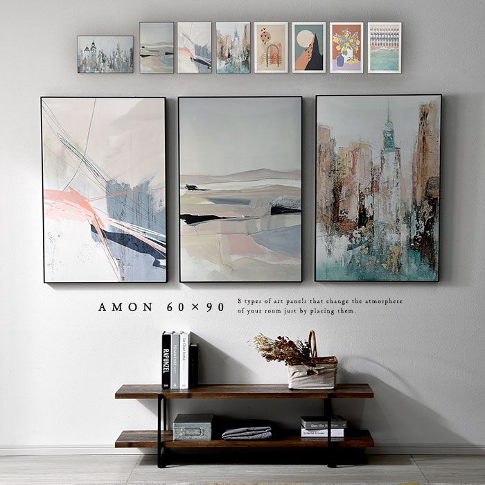 アートパネル インテリア雑貨 幅60×奥行4×高さ90cm ART-199A リビング 廊下 ベッドルーム 店舗 オフィス プレゼント